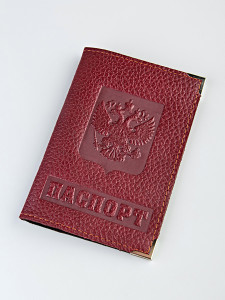 YG Обложка на паспорт с металл.уголками