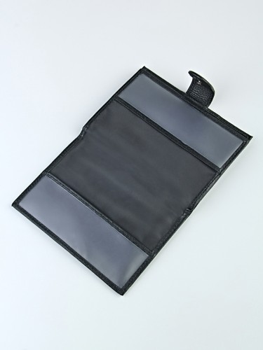 YK Обложка для документов "Barez 001-42-1" б/н (нат. кожа) 