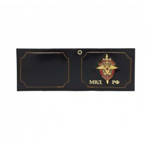 YR-098 Обложка для удостоверения "МВД РФ" с метал.гербом
